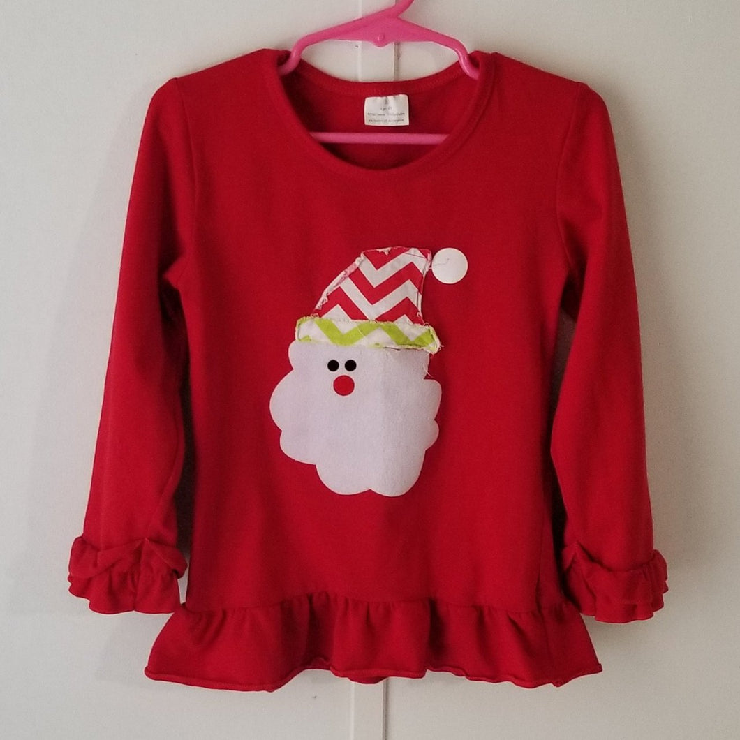 Boutique Santa Claus Shirt - Size 4T